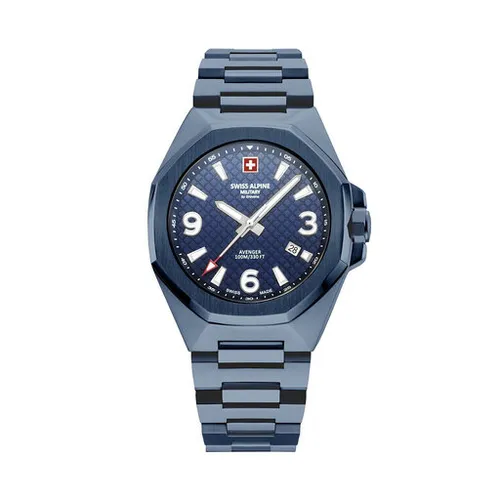 Швейцарские часы Alpine Military 7005.1195 Blue