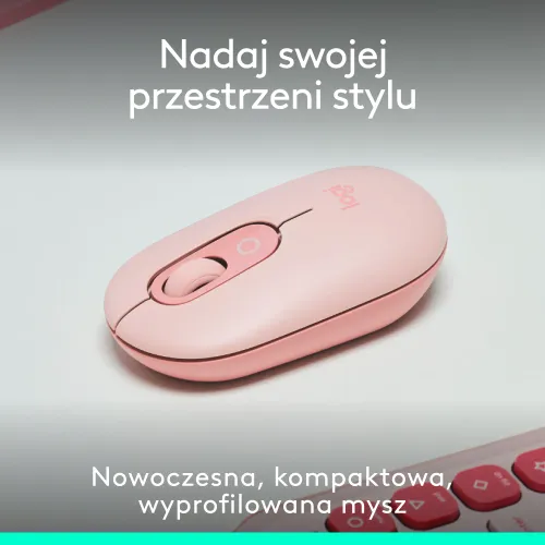 Myszka Logitech POP Mouse Różowy