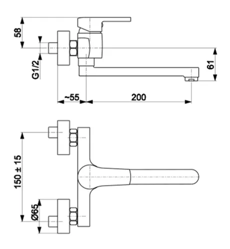 Bateria KFA ARMATURA Selen 4410-910-00 Chrom