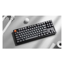 Klawiatura KEYCHRON K8 Max QMK Wireless Super Brown Switch Czarno-szary