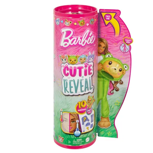 Mattel Barbie Кукла-лягушка с собакой Cutie Reveal