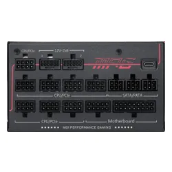 Zasilacz MSI MPG Ai1300TS PCIE5 1300W 80 Plus Titanium