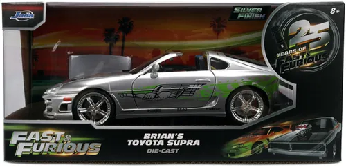 Samochód JADA TOYS Szybcy i wściekli Toyota Supra 1995 Edycja Jubileuszowa 9336805314R00