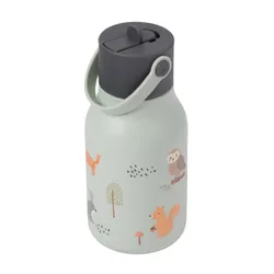 Butelka dziecięca na wodę Lund London Little Childrens Water Bottle 400 ml - woodland