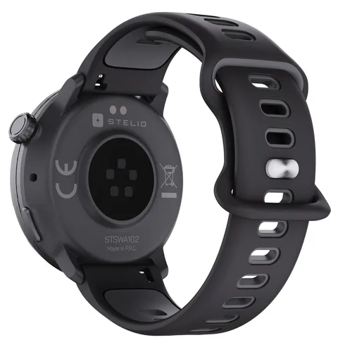 Smartwatch STELIO Activ Pro AI GPS 46mm Tytan Czarny