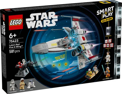 LEGO 75423 Star Wars SMART Play X-Wing Czerwona Piątka Luke