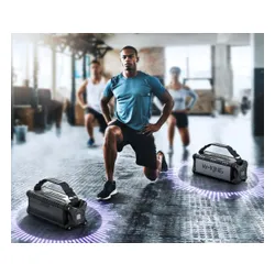 Głośnik mobilny W-KING D8 Czarno-srebrny