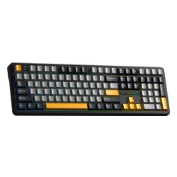 Klawiatura AULA F108 Gray Yellow Deep Gray Volcano Switch RGB
