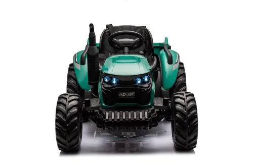 Traktor Na Akumulator Dla Dziecka Hc-306 24V 2X95W Przyczepa Eva LED Pilot