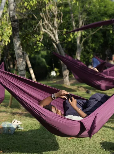 Hamak turystyczny Ticket To The Moon Compact Hammock - plum