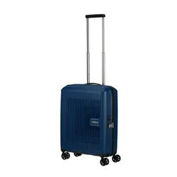 Walizka mała poszerzana American Tourister AeroStep - navy blue