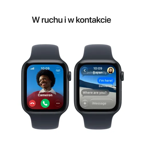Apple Watch SE 3gen GPS koperta 44mm z aluminium Północ pasek sportowy granat M/L 2026