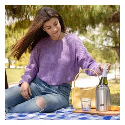 Termos na żywność Esbit Sculptor Stainless Steel Food Jug 750 ml stainless steel/matt