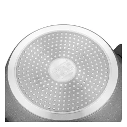 Garnek aluminiowy z pokrywką FLORINA LAVA GRAFITOWY 4,5 l