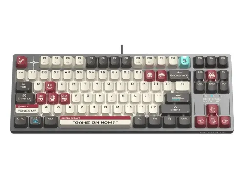 Klawiatura mechaniczna A4tech Bloody S87 Pixels Red BLMS RED Plus Szary