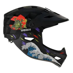 Kask KAMIKAZE Ronin Czarny Full Face (rozmiar M)