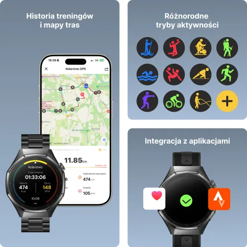 Smartwatch Forever SW-720 xBase Czarny