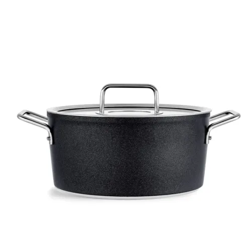 FISSLER Adamant 24 cm - garnek aluminiowy z pokrywką