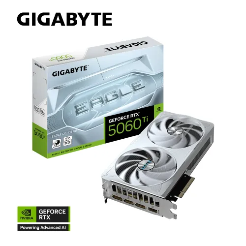 Karta graficzna Gigabyte GeForce RTX 5060 Ti EAGLE OC ICE 8GB GDDR7 128bit DLSS 4