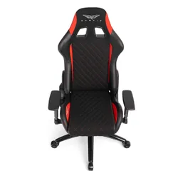 Fotel GAMVIS Phantom Large Czarny (czerwone elementy)