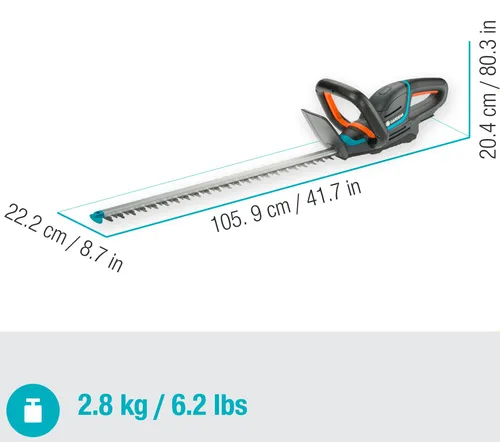Nożyce akumulatorowe do żywopłotu GARDENA EasyCut 40/18V P4A (bez akumulatora) 14733-55