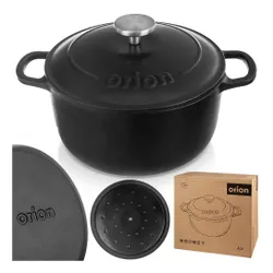 Garnek z pokrywką żeliwny emaliowany LITINA 26 cm, 5,2 l