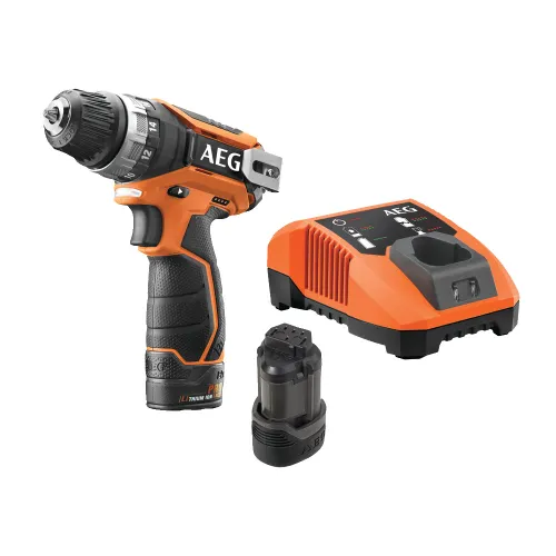 AEG Powertools BS 12C2 Lİ-202C Akülü Matkap (2 adet 2.0 Ah pil, şarj cihazı, kılıf)