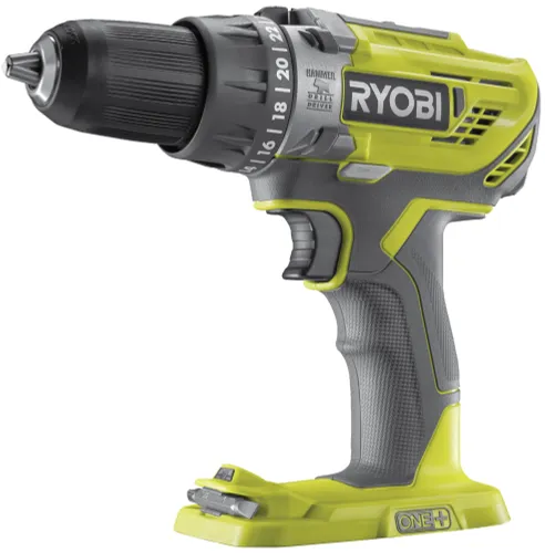 Wiertarko-wkrętarka RYOBI R18PD3-0 + Akumulator RYOBI RC18120-150 5Ah 18V + Ładowarka