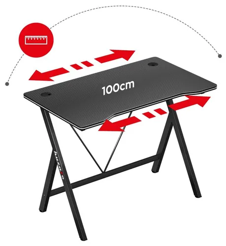 Biurko gamingowe HUZARO Hero 1.4 Czarny