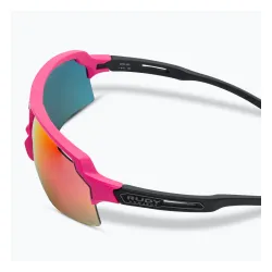 Okulary przeciwsłoneczne Rudy Project Deltabeat pink fluo/black matte/multilaser red