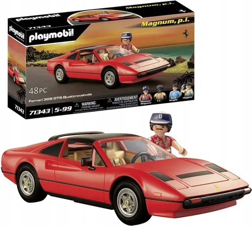 Playmobil 71343 конструктор Magnum P. i. Ferrari 308 GTS Quattrovalv