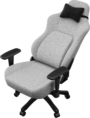 Fotel Anda Seat Phantom 4 L Gray Fabric Gamingowy do 100kg Tkanina Szary