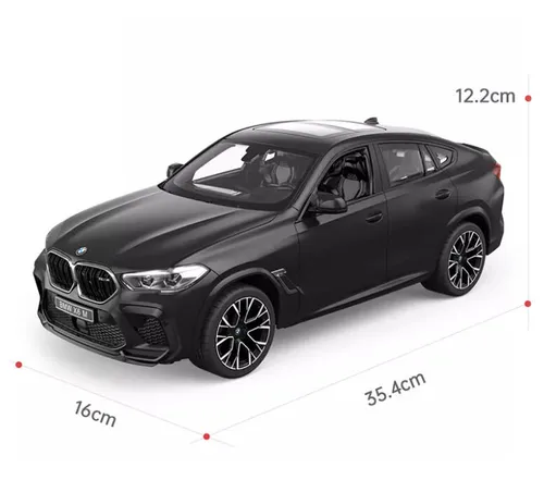 Zdalnie sterowany samochód COIL auto RC pilot BMW X6 M LED 1:14 pojazd czarny