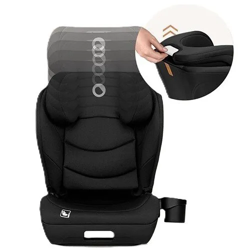 Fotelik samochodowy LIONELO Neal i-Size 100-150 cm (15-36 kg) Czarny