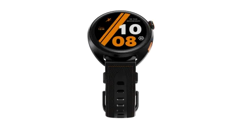 Smartwatch HAMMER Ventus Pro Czarny + Pasek Czarno-Pomarańczowy