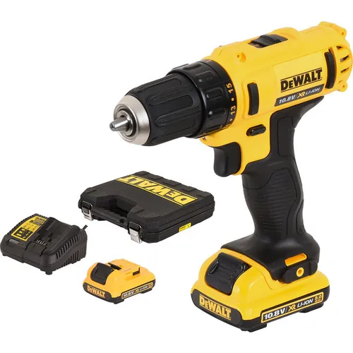 DeWalt Dcd710d2 burghiu fără fir 10.8 V 2 x 2 Ah