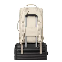 Plecak podróżny średni Puccini Jetzy - beżowy