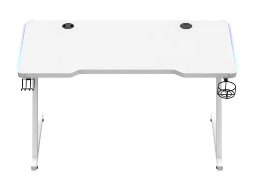 Biurko gamingowe HUZARO Hero 2.5 RGB Biały