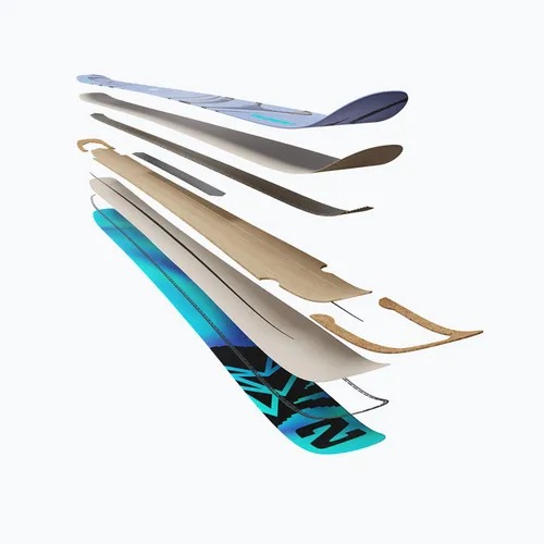 Narty zjazdowe Salomon QST 100 cosmic sky/dark grey/neon blue