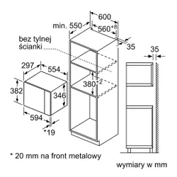 Kuchenka mikrofalowa Bosch BFL520MB0