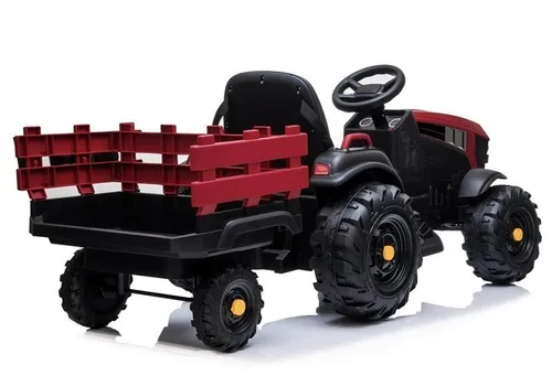 Duży Traktor Na Akumulator Z Przyczepą Pojazd Dla Dzieci Pilot Skóra Eva MP3