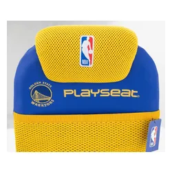 Fotel Playseat Champ NBA-Golden State Warrios Gamingowy do 122kg Tkanina Niebiesko-żółty