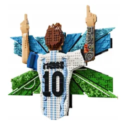 LEGO Editions 43018 Lionel Messi cieszynka, zestaw klocków 14+