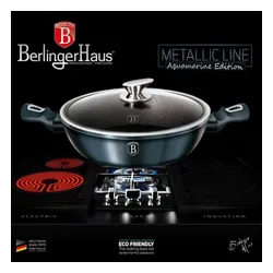 Garnek granitowy 28 cm Berlinger haus bh-1877 aquamarine line 1szt