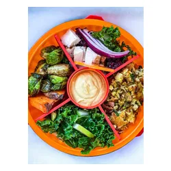 Miska lunchbox Yumbox Poke Love Bowl 1050 ml - tangerine orange