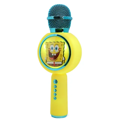 Mikrofon z głośnikiem Bluetooth OTL Technologies Karaoke SPONGEBOB 5W Żółty