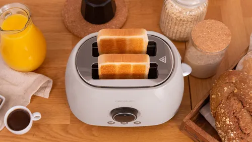Тостер Cecotec ClassicToast 8000, двойной, бежевый
