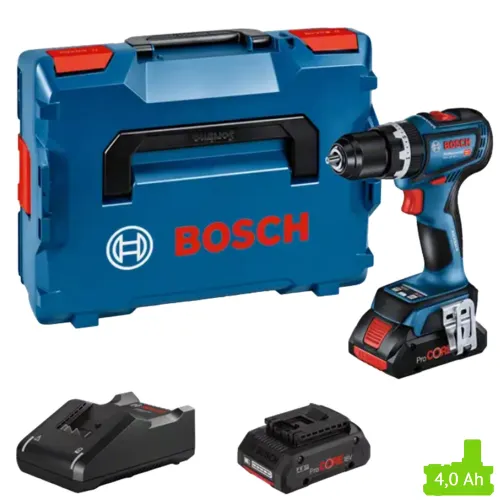 Wiertarko-wkrętarka Bosch GSB 18V-90 C 18 V 2 x akumulator 4 Ah
