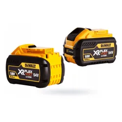Zestaw 2 akumulatorów 9.0Ah i ładowarki 4A DeWalt FLEXVOLT DCB132X2