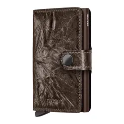 Secrid kompaktowy portfel z RFID Miniwallet Crunch - bronze